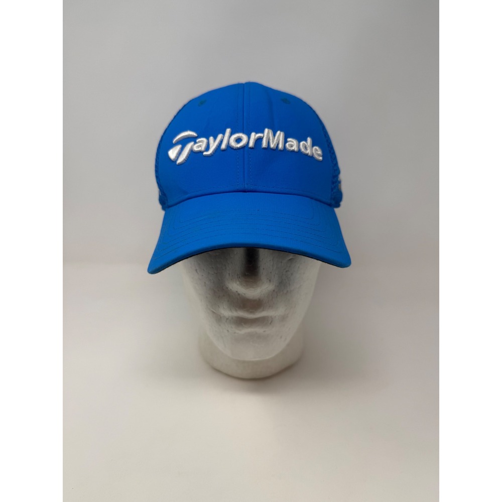 TaylorMade Golf‎ Hat Cap Blue Mesh SLDR Tour Preferred Flex Fit Men Size L/XL